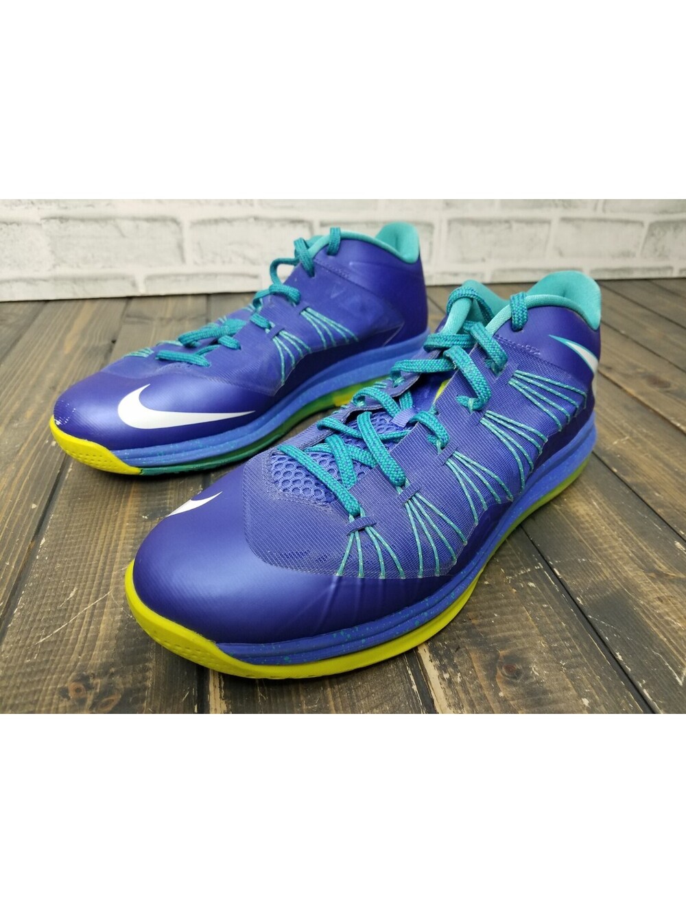 NIKE Air LeBron James X 10 Sprite 2013 Shoes 579765-500 Men's Size 11